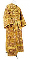 Subdeacon vestments - metallic brocade B (yellow-claret-gold)