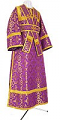 Subdeacon vestments - metallic brocade B (violet-gold)