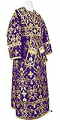 Subdeacon vestments - metallic brocade BG1 (violet-gold)