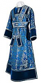 Subdeacon vestments - metallic brocade BG3 (blue-silver)