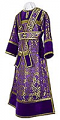 Subdeacon vestments - metallic brocade BG3 (violet-gold)