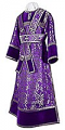 Subdeacon vestments - metallic brocade BG3 (violet-silver)
