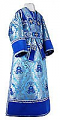 Subdeacon vestments - metallic brocade BG4 (blue-silver)