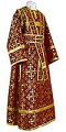 Subdeacon vestments - rayon brocade S2 (claret-gold)