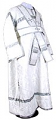 Subdeacon vestments - rayon brocade S2 (white-silver)