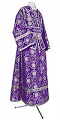 Subdeacon vestments - rayon brocade S4 (violet-silver)
