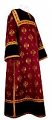 Clergy stikharion - metallic brocade B (claret-gold)