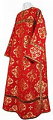 Clergy stikharion - metallic brocade B (red-gold)