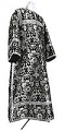 Clergy stikharion - metallic brocade BG1 (black-silver)