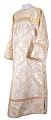 Clergy stikharion - metallic brocade BG1 (white-gold)