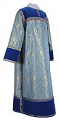 Clergy stikharion - metallic brocade BG5 (blue-gold)