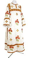 Clergy stikharion - metallic brocade BG6 (white-gold)
