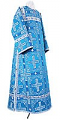 Clergy stikharion - rayon brocade S2 (blue-silver)