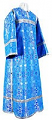 Clergy stikharion - rayon brocade S3 (blue-silver)