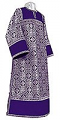 Clergy stikharion - rayon brocade S3 (violet-silver)