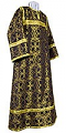 Altar server stikharion - metallic brocade B (black-gold)