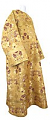 Altar server stikharion - metallic brocade B (yellow-claret-gold)