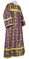 Altar server stikharion - metallic brocade B (violet-gold)