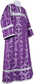 Altar server stikharion - metallic brocade B (violet-silver)