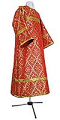 Altar server stikharion - metallic brocade B (red-gold)