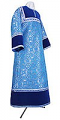 Altar server stikharion - metallic brocade BG1 (blue-silver)