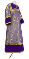 Altar server stikharion - metallic brocade BG1 (violet-gold)