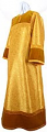 Altar server stikharion - metallic brocade BG3 (yellow-claret-gold)