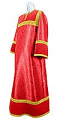 Altar server stikharion - metallic brocade BG3 (red-gold)