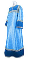 Altar server stikharion - metallic brocade BG4 (blue-silver)