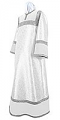 Altar server stikharion - metallic brocade BG4 (white-silver)