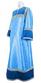 Altar server stikharion - metallic brocade BG5 (blue-silver)