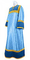 Altar server stikharion - metallic brocade BG6 (blue-gold)