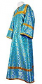 Altar server stikharion - rayon brocade S3 (blue-gold)