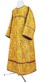 Altar server stikharion - rayon brocade S3 (yellow-claret-gold)