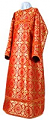 Altar server stikharion - rayon brocade S3 (red-gold)