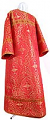 Altar server stikharion - rayon brocade S4 (red-gold)