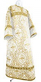 Altar server stikharion - rayon brocade S4 (white-gold)