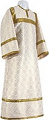 Child stikharion (alb) - metallic brocade B (white-gold)