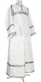 Child stikharion (alb) - metallic brocade B (white-silver)