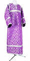 Child stikharion (alb) - rayon brocade S2 (violet-silver)