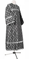Child stikharion (alb) - rayon brocade S2 (black-silver)