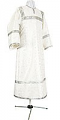 Child stikharion (alb) - rayon brocade S2 (white-silver)
