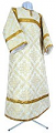 Child stikharion (alb) - rayon brocade S3 (white-gold)