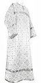 Child stikharion (alb) - rayon brocade S3 (white-silver)