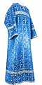 Child stikharion (alb) - rayon brocade S4 (blue-silver)
