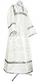 Child stikharion (alb) - rayon brocade S4 (white-silver)
