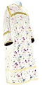 Child stikharion (alb) - rayon Chinese brocade (white-gold)