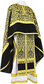 Greek Priest vestment -  metallic brocade BG1 (black-gold)