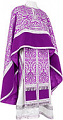 Greek Priest vestment -  metallic brocade BG1 (violet-silver)