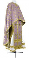 Greek Priest vestment -  rayon brocade S2 (violet-gold)